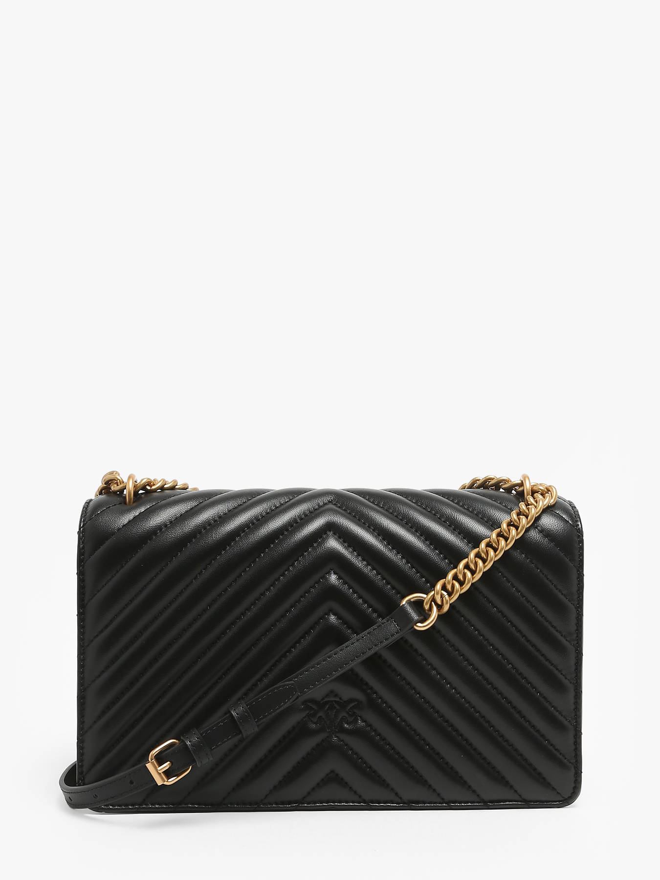 Sac bandoulire Love bag quilt cuir PINKO
