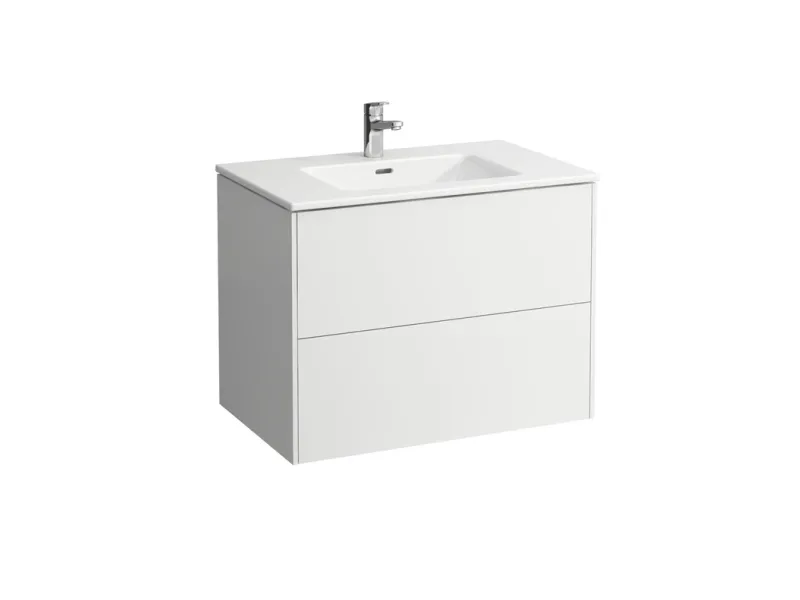LAUFEN BASE møbelpakke, 80 cm, mat hvid