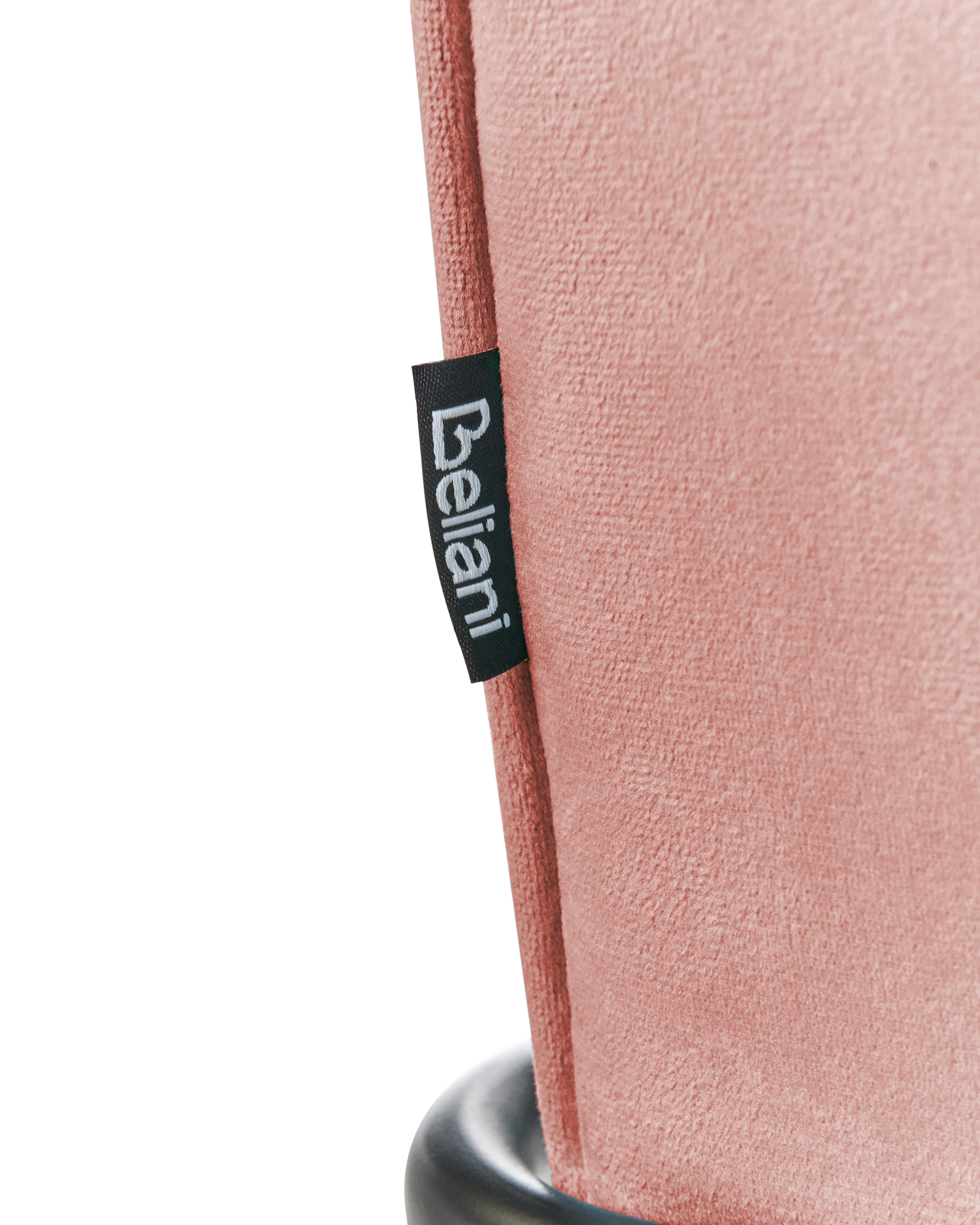 Bureaustoel PAWNEE Fluweel Roze