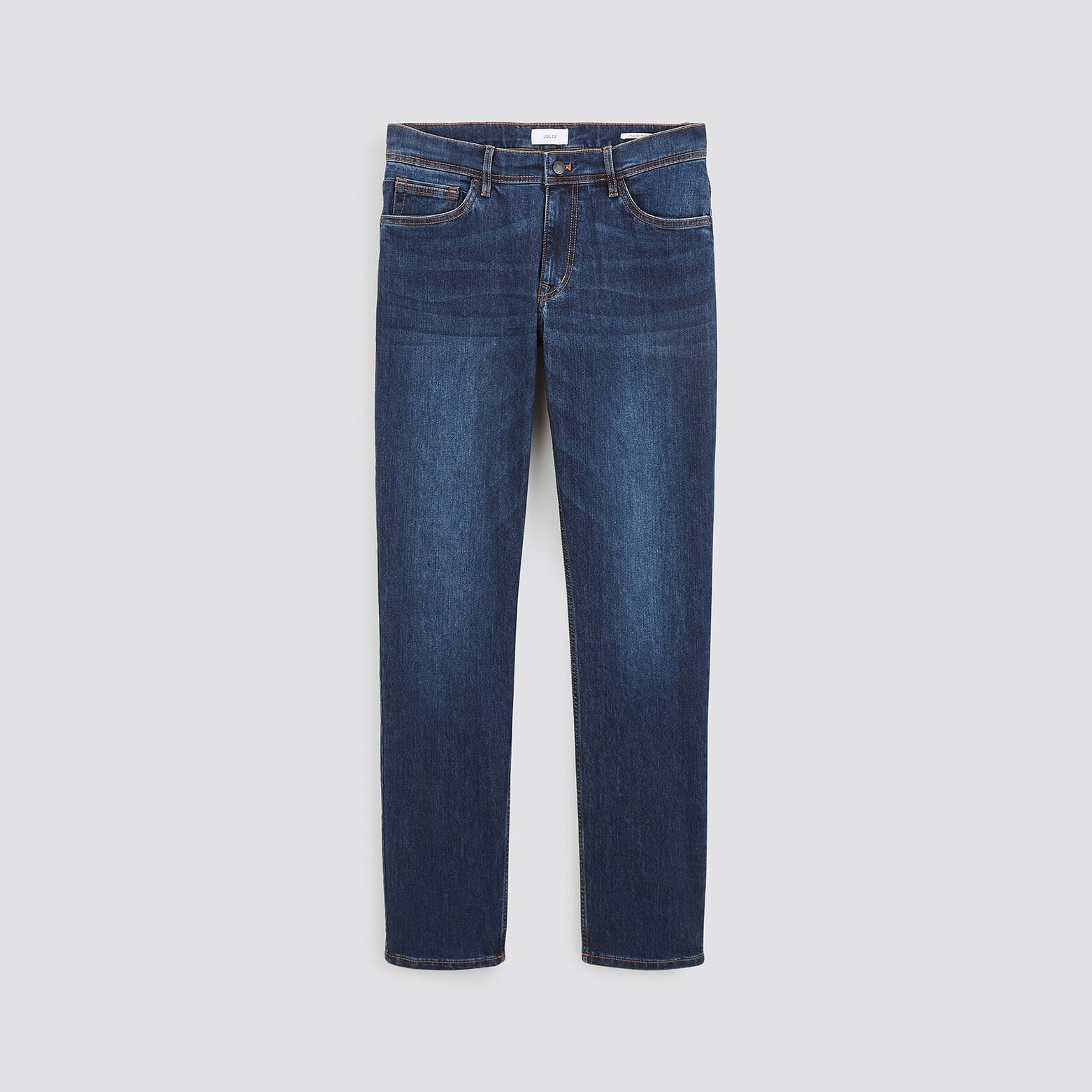 Jean regular en coton et polyester recyclés waterl Bleu