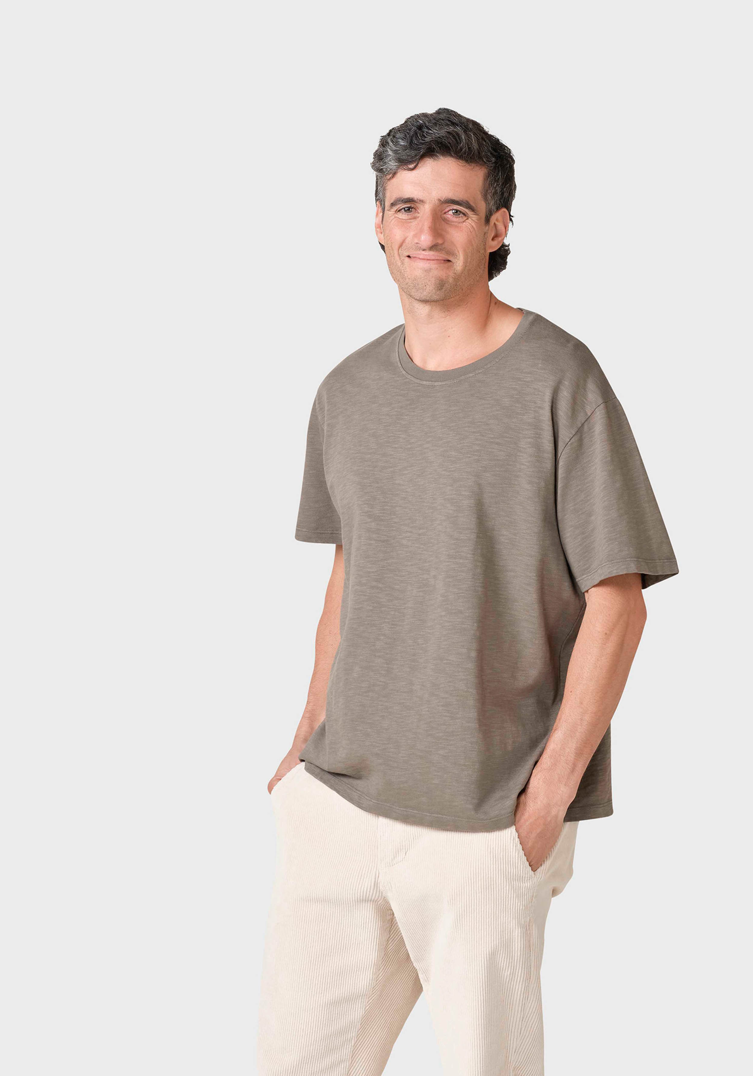 Klitmøller Collective T-Shirt Leon Tee Taupe