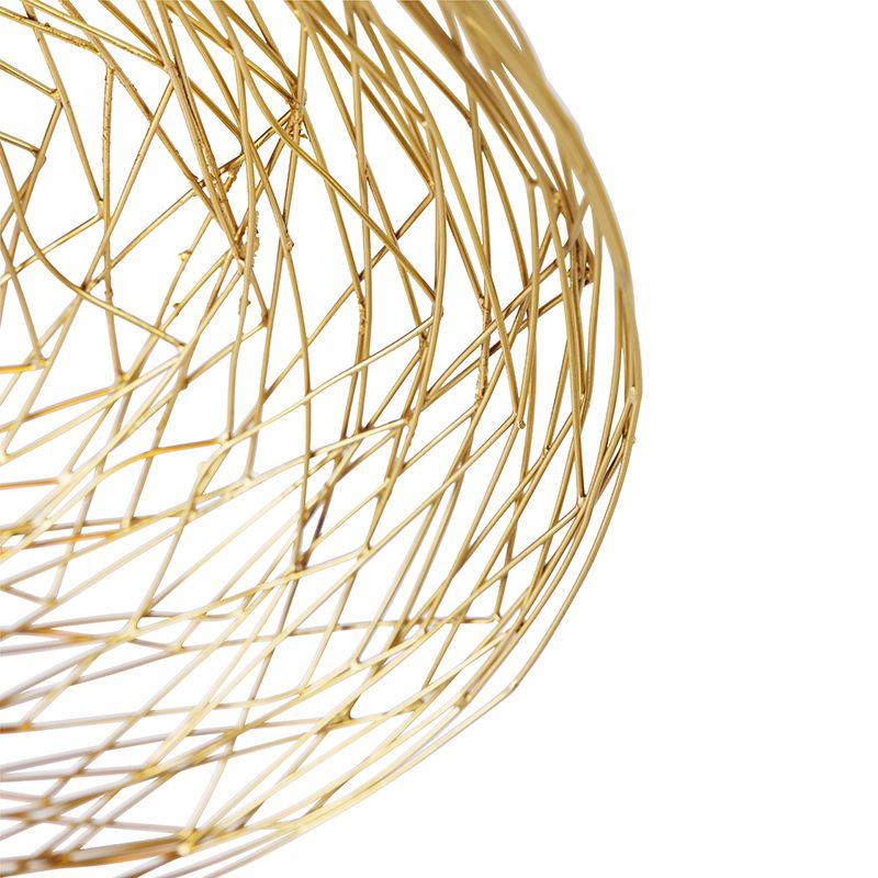 Oosterse plafondlamp goud 40 cm - Glan