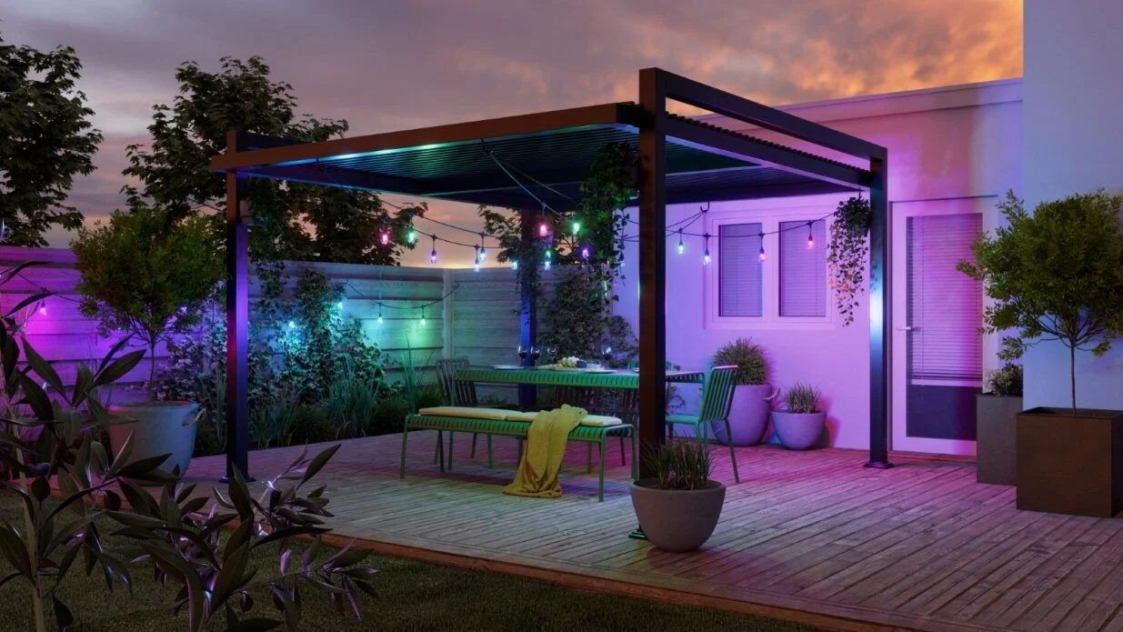 Nanoleaf - Essentials Matter Smart Multifarvet Udendørs Snorelys Startpakke 30m