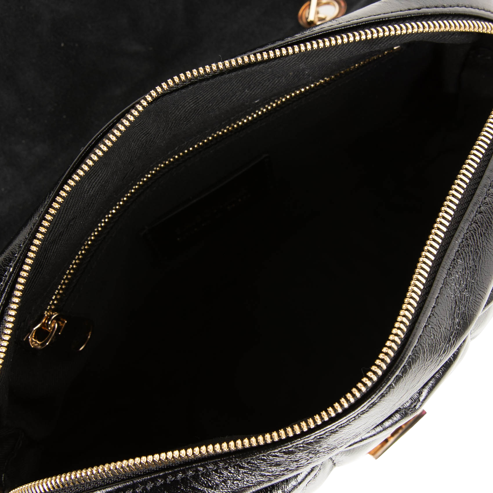 ELLA - Sac bandoulière en cuir matelassé | Noir