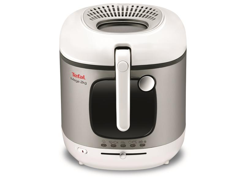 Tefal Fritteuse Mega 2 kg Fritteuse mit Antihaftbeschichtung und Kohlenstofffilter