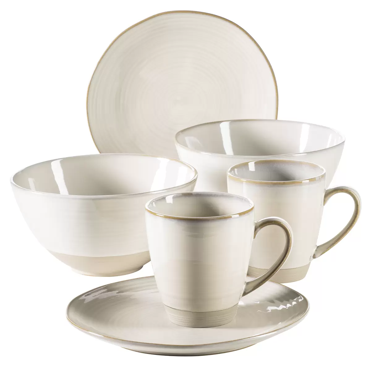 Frühstückset 6-tlg. NOTTINGHAM Beige