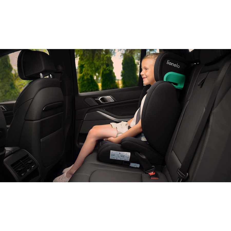 lionelo Kindersitz Hugo i-Size Black Grey