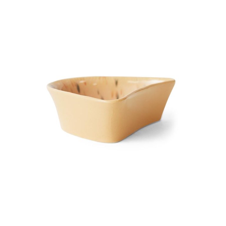 HKliving Shell Tapas schaal 14x11 Speckled