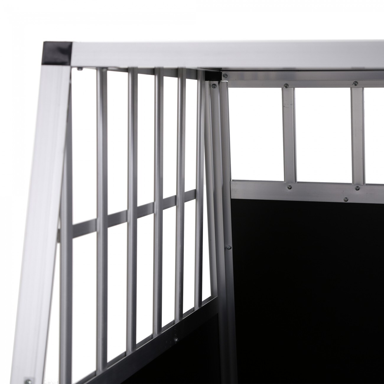 zoomundo Hundetransportbox / Kofferraumbox aus Aluminium - 1-Türig Premium
