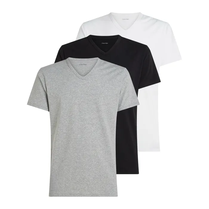 Calvin Klein SS V-neck T-shirts Heren (3-pack)