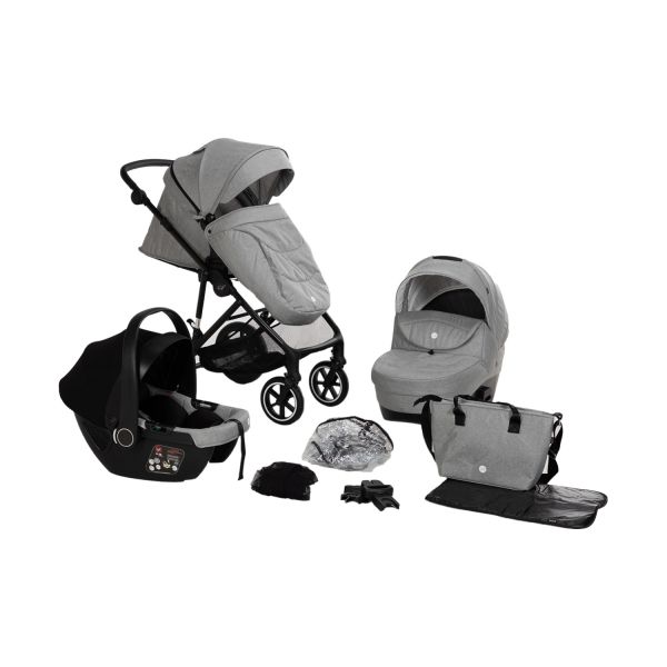 Puck Carl Kinderwagen 3-in-1 - Grijs