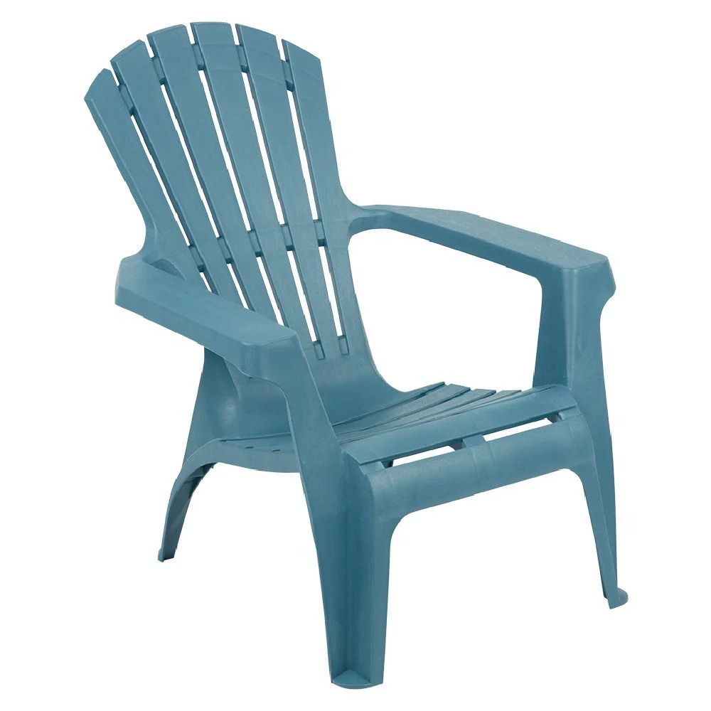 Fauteuil de jardin Relax plastique bleu 86x75xH86cm