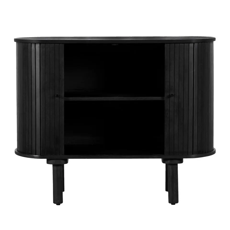 Lewis & Loft Dressoir Livia - FSC® mangohout - 95 cm - Zwart