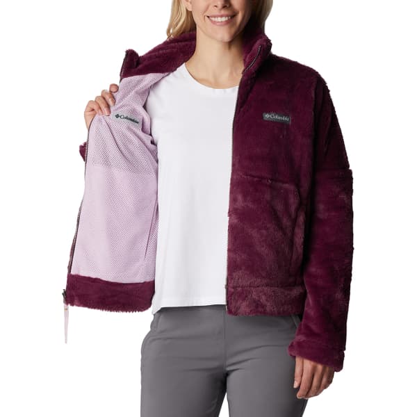 Veste polaire randonnée COLUMBIA BUNDLE UP FULL ZIP FLEECE MARIONBERRY
