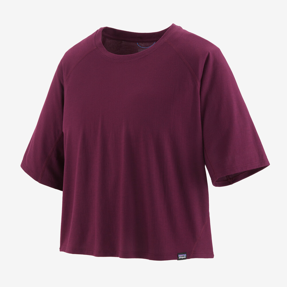 Capilene Cool Trail Cropped Shirt für Damen mit kurzen Ärmeln