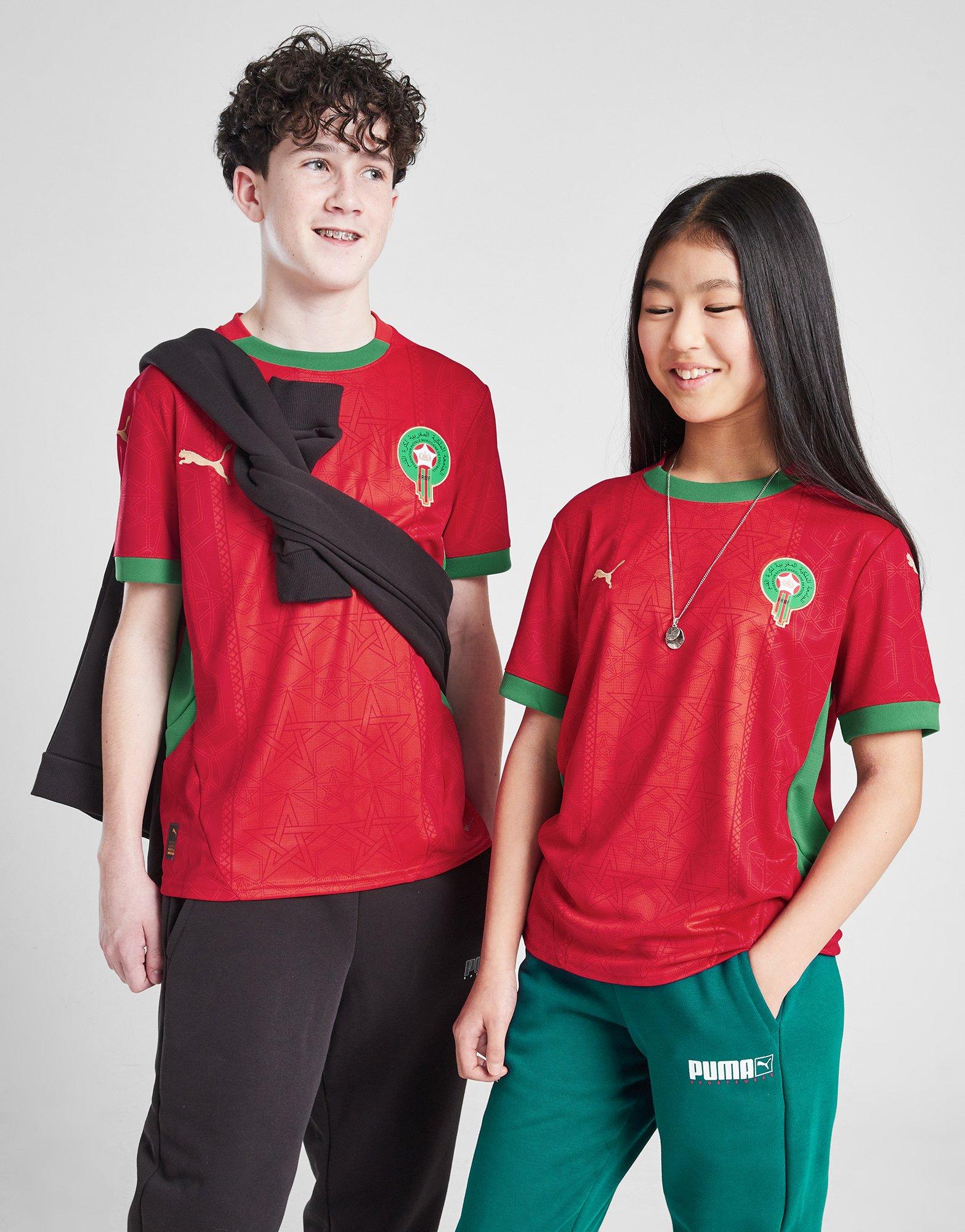 PUMA Maillot Domicile Maroc 2025 Junior