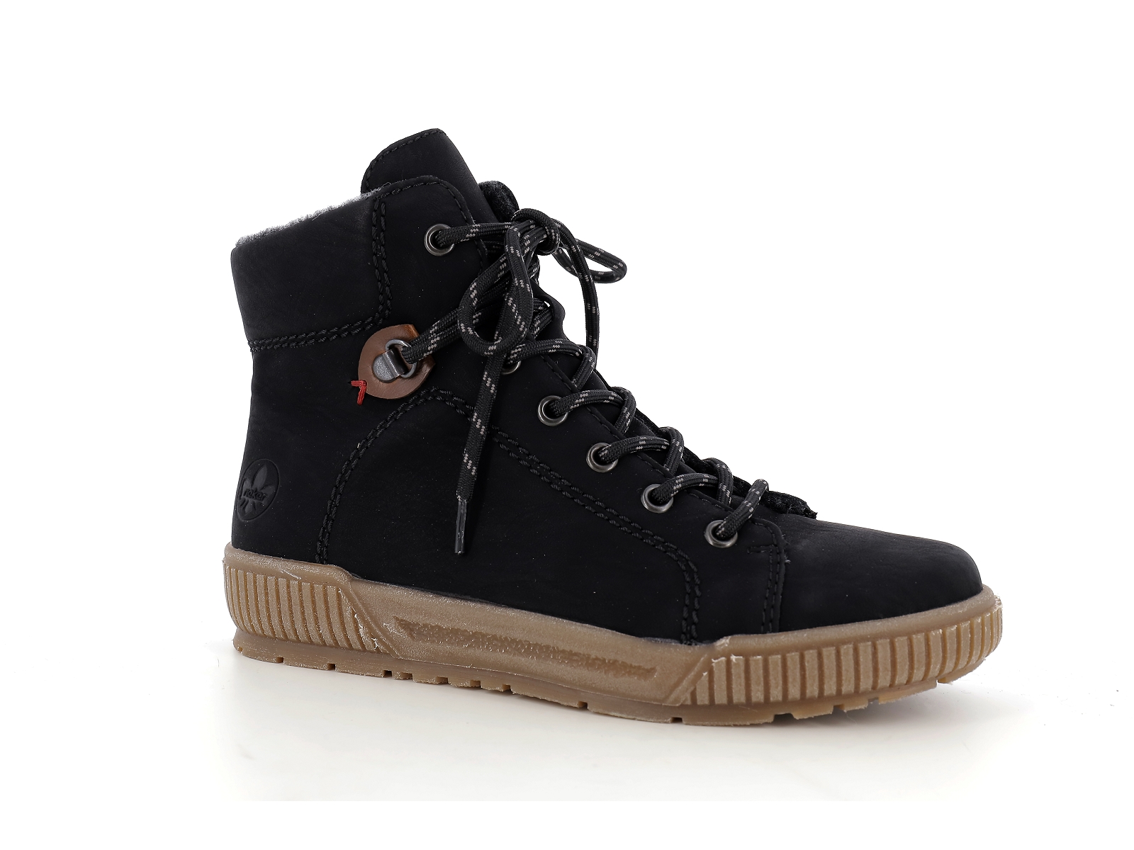 Rieker-N0730 Synthétique Noir