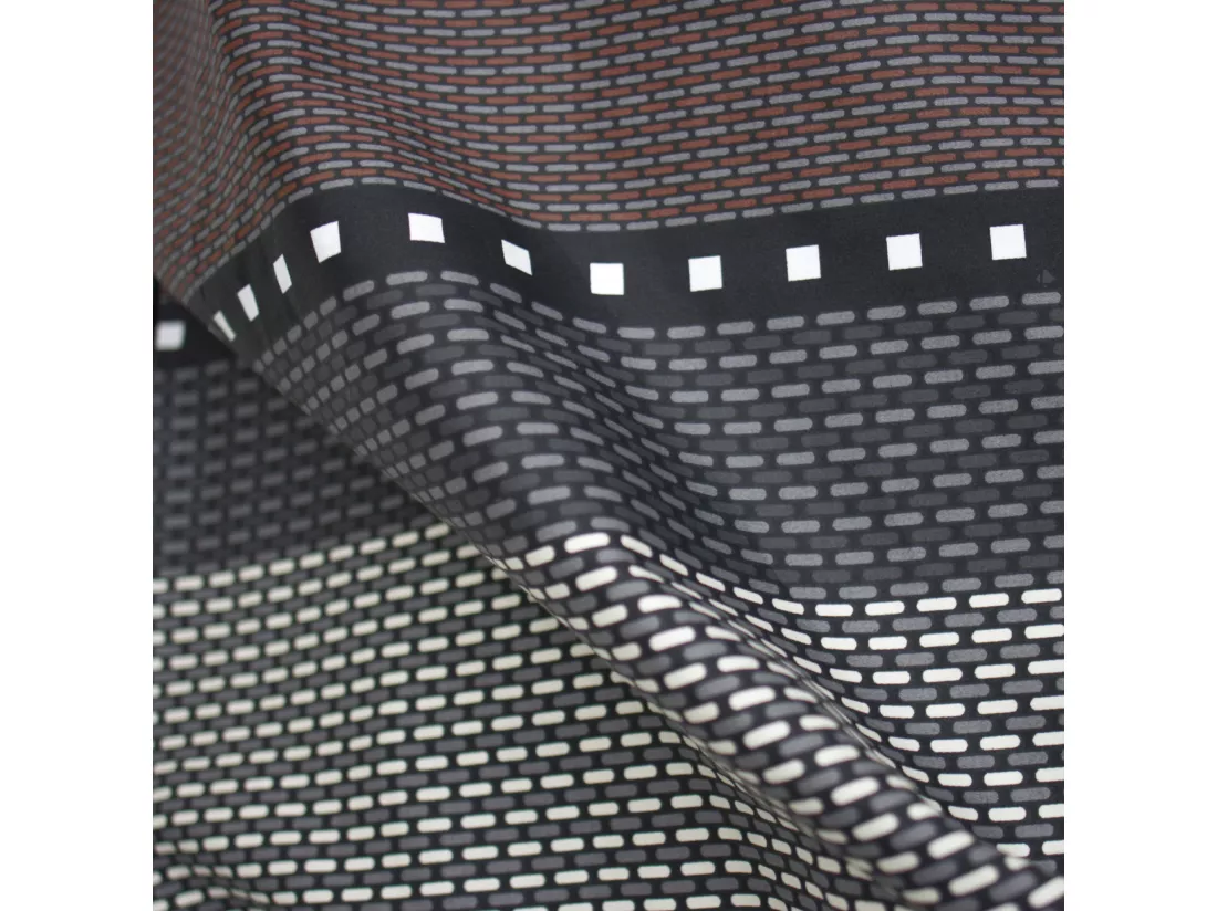 Housse de couette 260x240 cm satin de coton ENZO noir