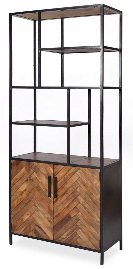 Boekenkast Brooklyn B90 x D40 x H210 cm