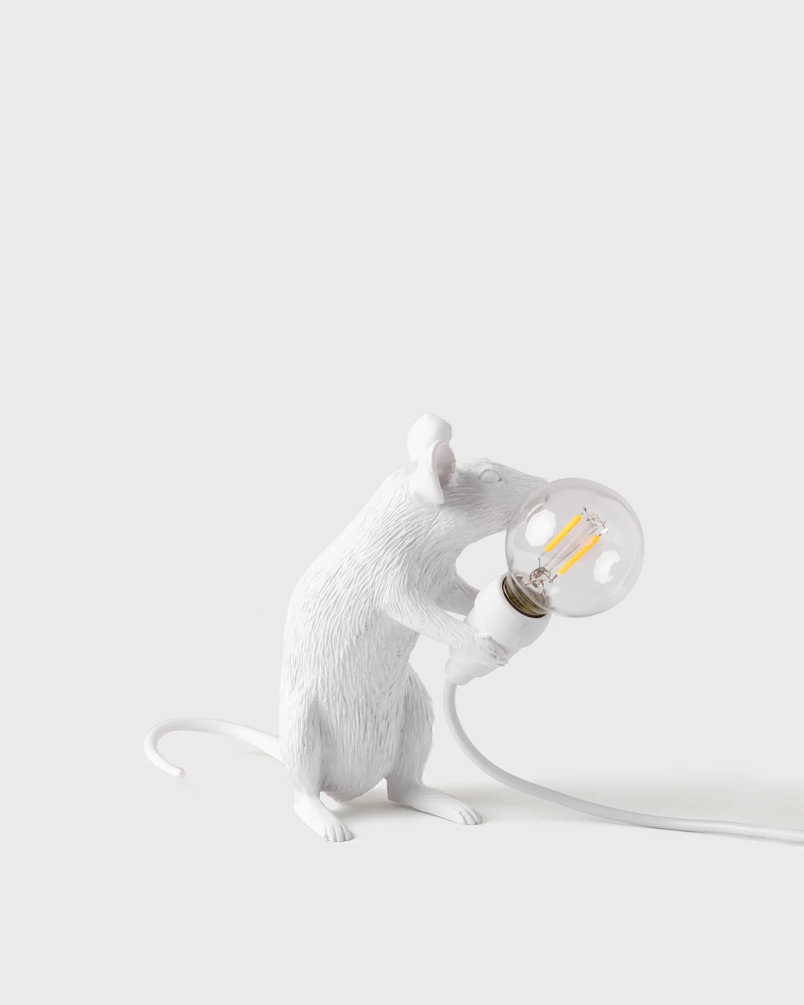 Seletti MOUSE LAMP-MAC RESIN LAMP - SITTING USB