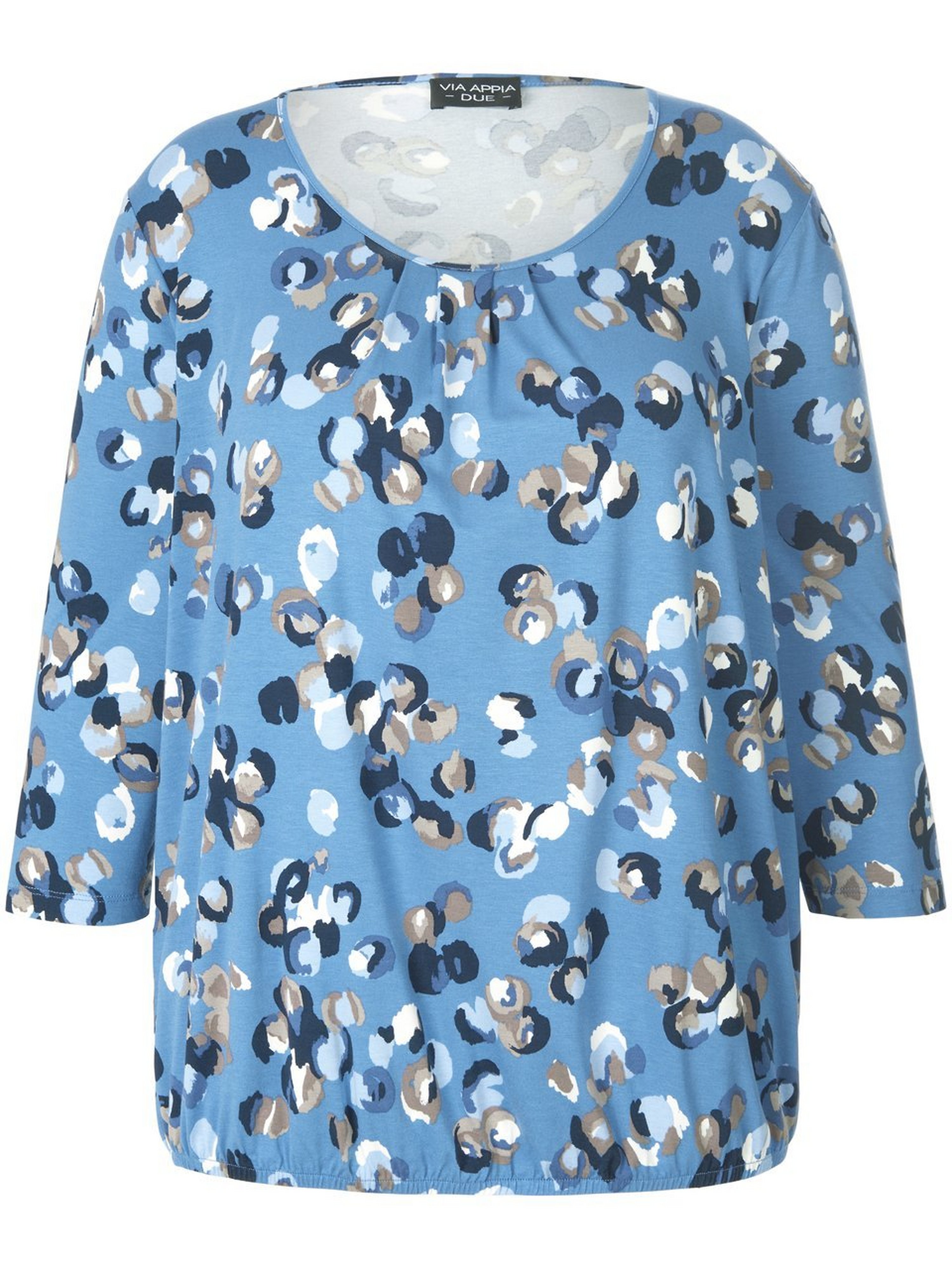 Rundhals-Shirt mit 3/4-Arm