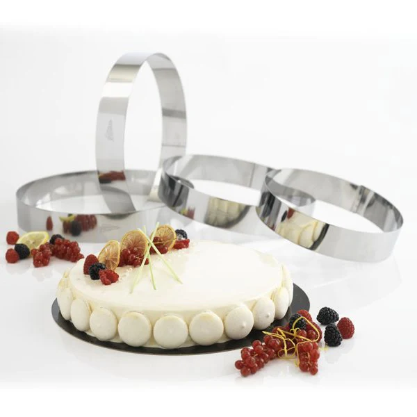Cercle à tarte inox 24 cm Patisse