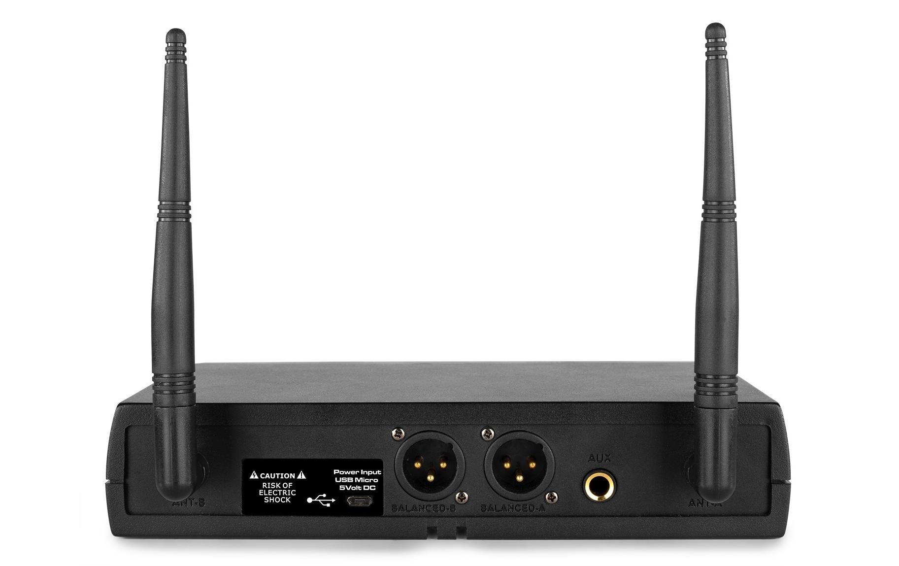 WM62B Set<br>Digitales Doppel UHF Funkmikrofon System