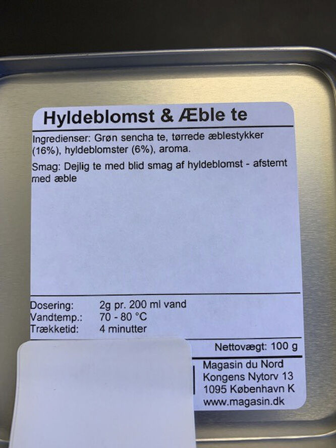 Magasin Mad&Vin Magasin Grøn Hyldeblomst & Æblete Hvid