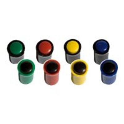 Sign - 8 Aimants - 1 x 1.5 cm - couleurs assorties