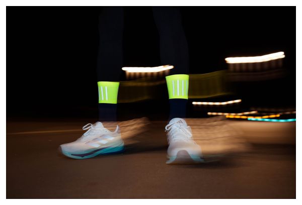 Chaussettes Running Incylence High-Viz V3 Bleu/Jaune Fluo