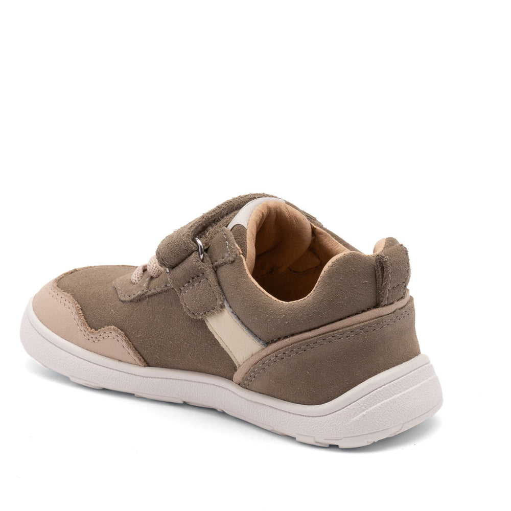 Køb Bisgaard Khaki Barefoot Baloo Velcro Sko