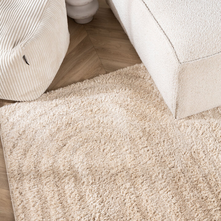 Scandinavisch vloerkleed - Lova Arches Beige