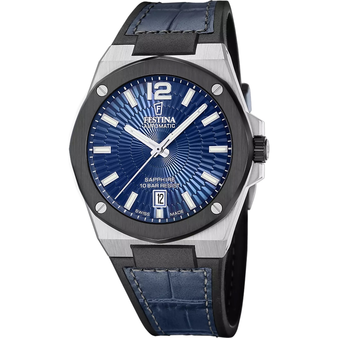 Festina Swiss Vallée Automatik Blau