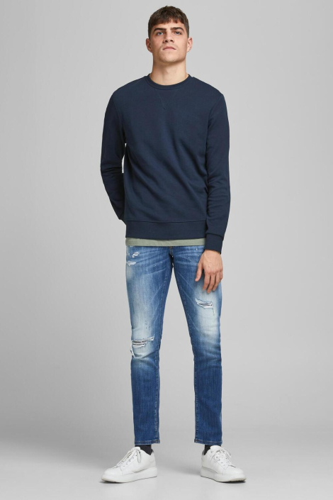 Jack & Jones blauwe heren sweater