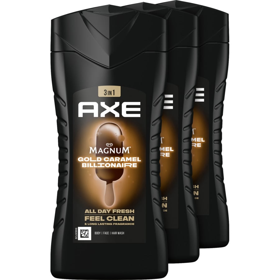 Axe Dusch Skateboard & Fresh Roses 3 x 250 ml