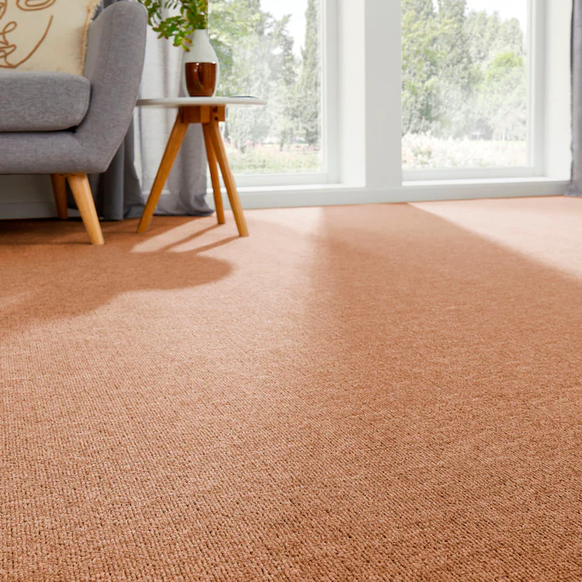 Andiamo Teppichboden »Bob, Feinschlinge, Made in Netherlands« rechteckig 4,5 mm Höhe meliert, Breite 200, 400 oder 500 cm, strapazierfähig & pflegeleicht