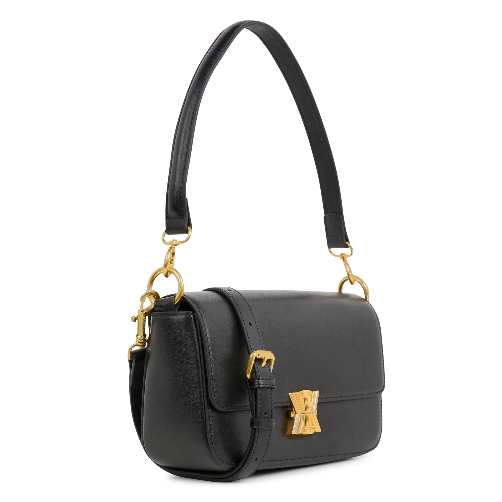 ALICE - Sac bandoulière en cuir | Noir