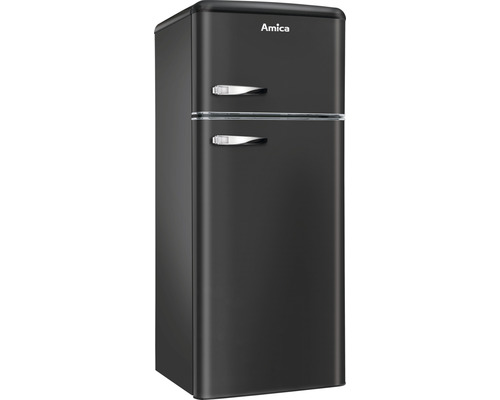 Amica KGC 15637 MS koel-vriescombinatie, afmetingen (B x H x D): 55 x 144 x 61,5 cm, koelgedeelte: 162 l, vriesgedeelte: 44 l