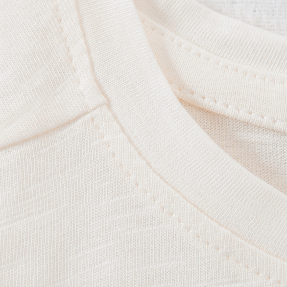 Topomini Baby T-Shirt mit Herz-Tasche weiss