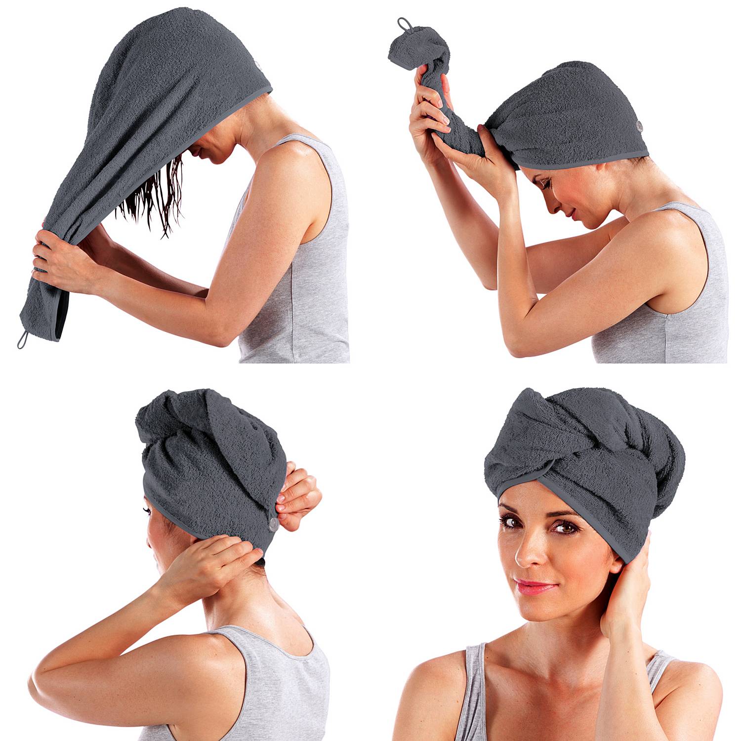 Erwin Müller Walk-Frottier Turban im 3er-Pack