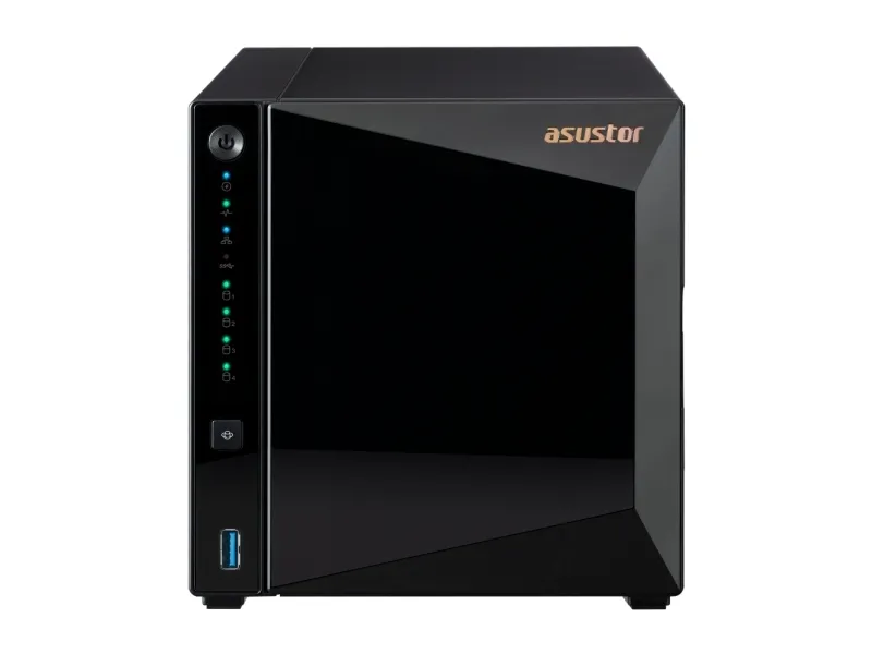 ASUSTOR Drivestor 4 Pro AS3304T - NAS-server - 4 bays - RAID RAID 0, 1, 5, 6, 10, JBOD, 5 hot spare, 1 hot spare - RAM 2 GB - 2.5 Gigabit Ethernet - iSCSI support