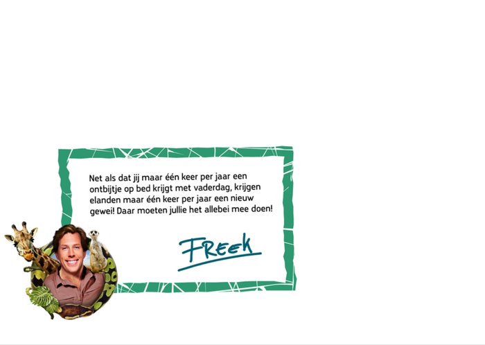 Freek Vonk | Vaderdagkaart | Elanden