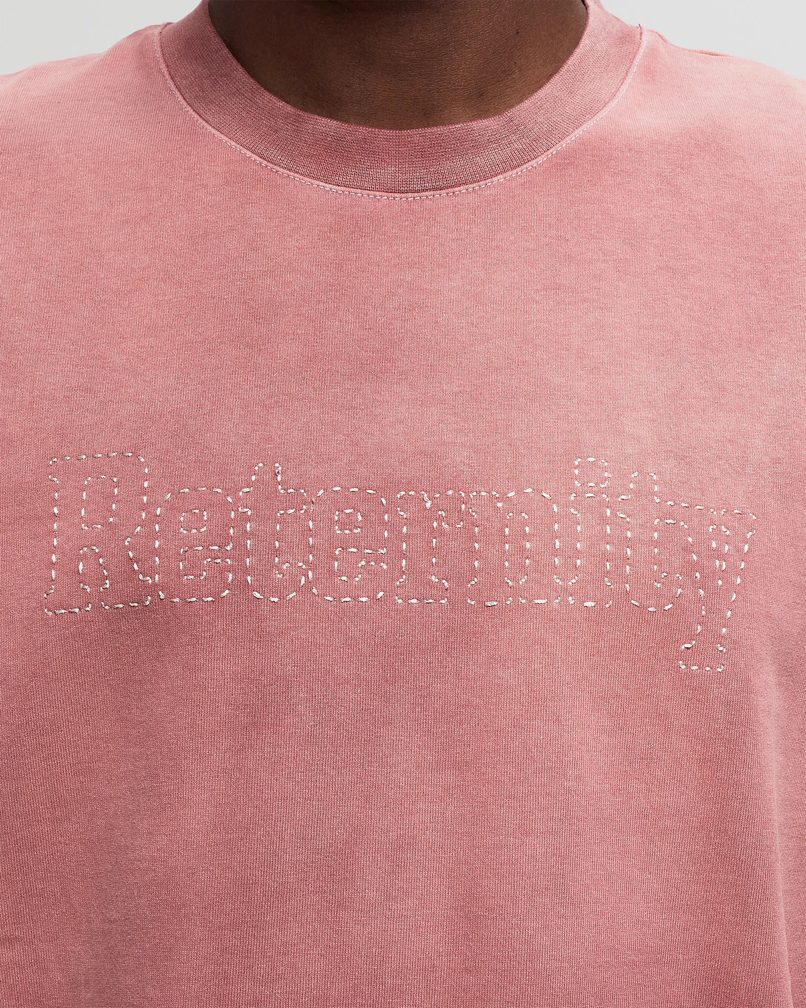 Reternity CONTRAST STITCH T-SHIRT