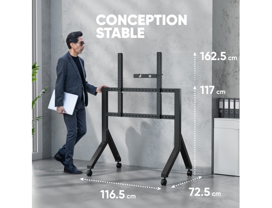 ONKRON - Pied de sol Support tv 70-110-120,5 kg-1000x800 ts2081