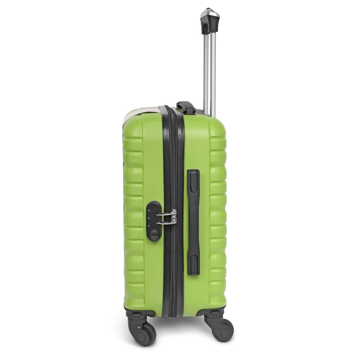 VALISE CABINE KINSTON VERTE 50X36X20CM
