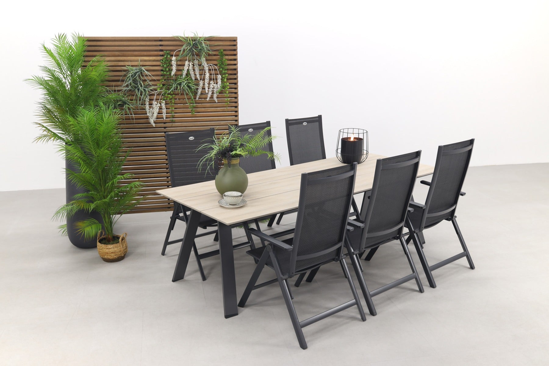 Hartman Napoli verstelbaar|Nevada 240x100 cm. tuinset