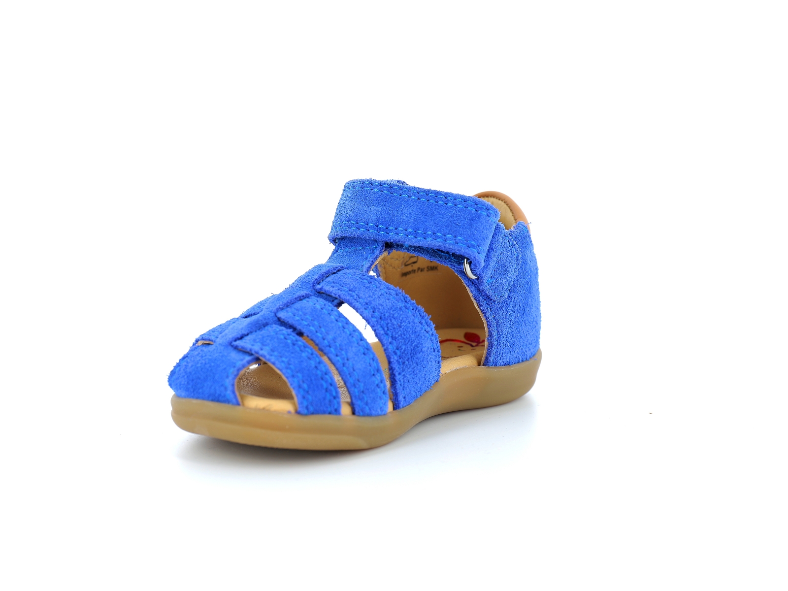 Shoopom-PIKA TONTON Nubuck Bleu roi