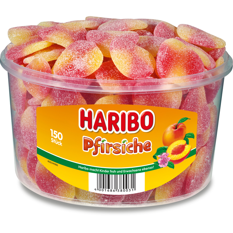 HARIBO Pfirsiche, 9 g, 150 Stück