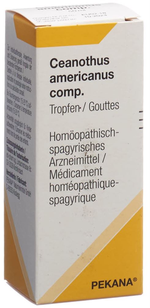 PEKANA Ceanothus americanus compositum Tropfen zum Einnehmen Fl 50 ml
