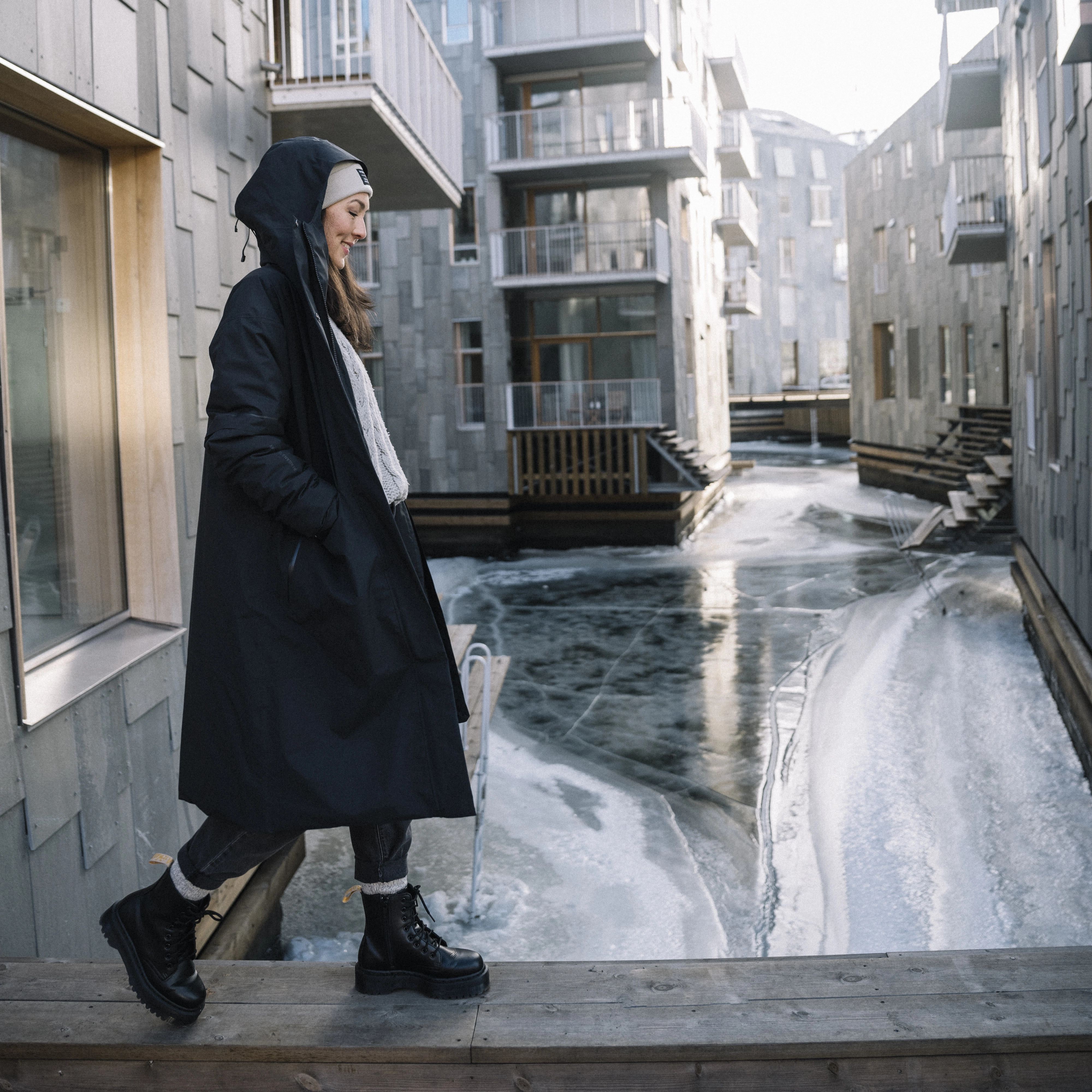Oslo Urban Insulated W Parka Black